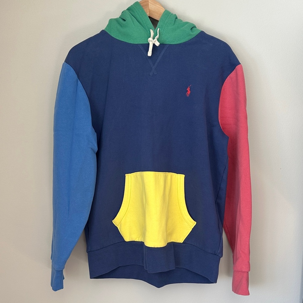 Polo Ralph Lauren fleece color-blocked hoodie
